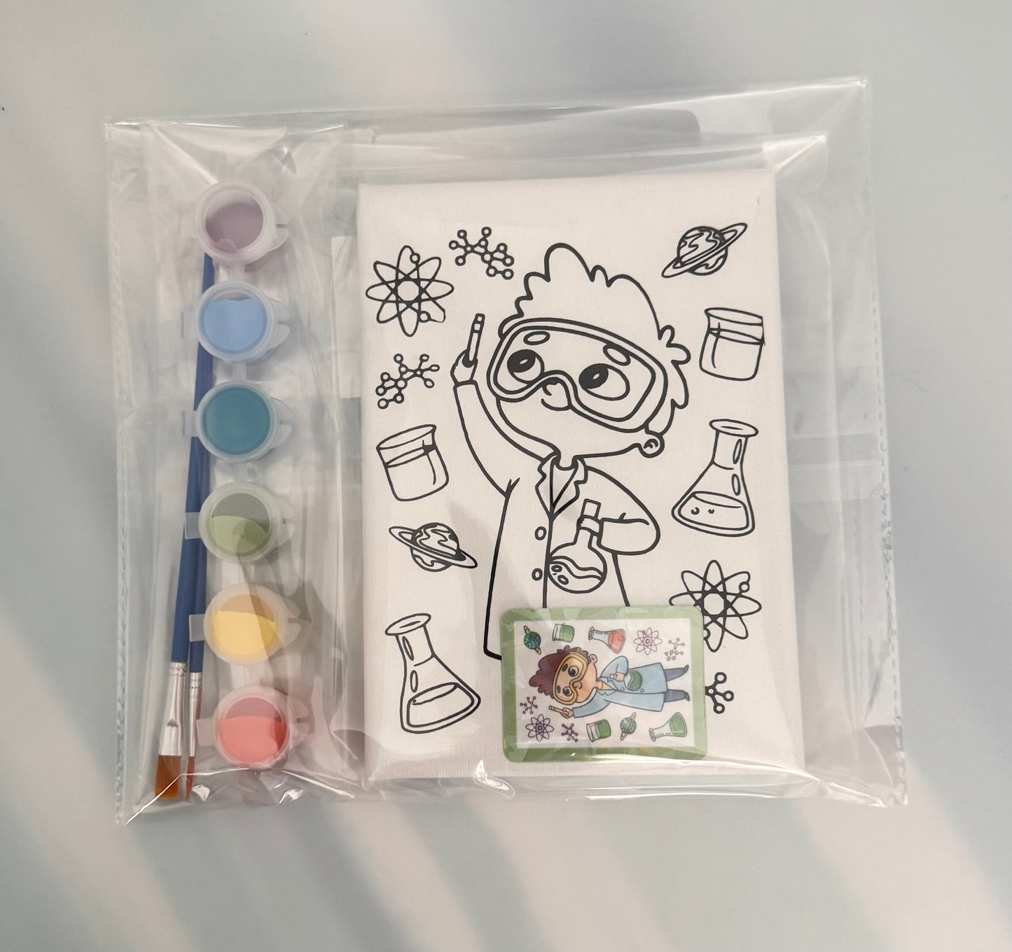 Paint Kit Science 5x7