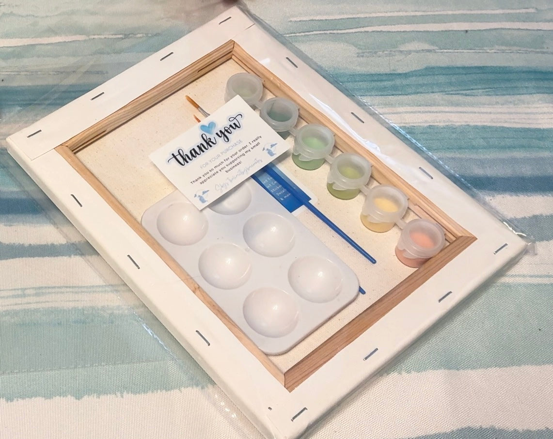 Paint Kit, Monstera 8x10