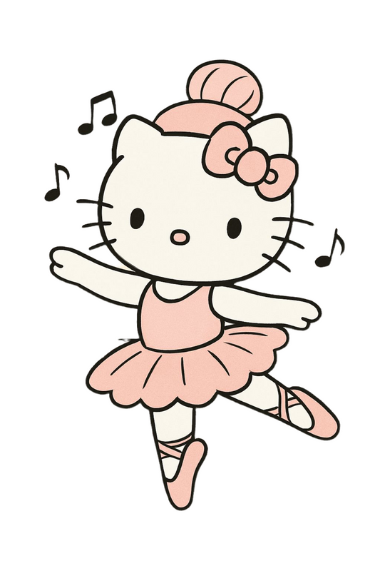 Hello Kitty Ballerina sticker