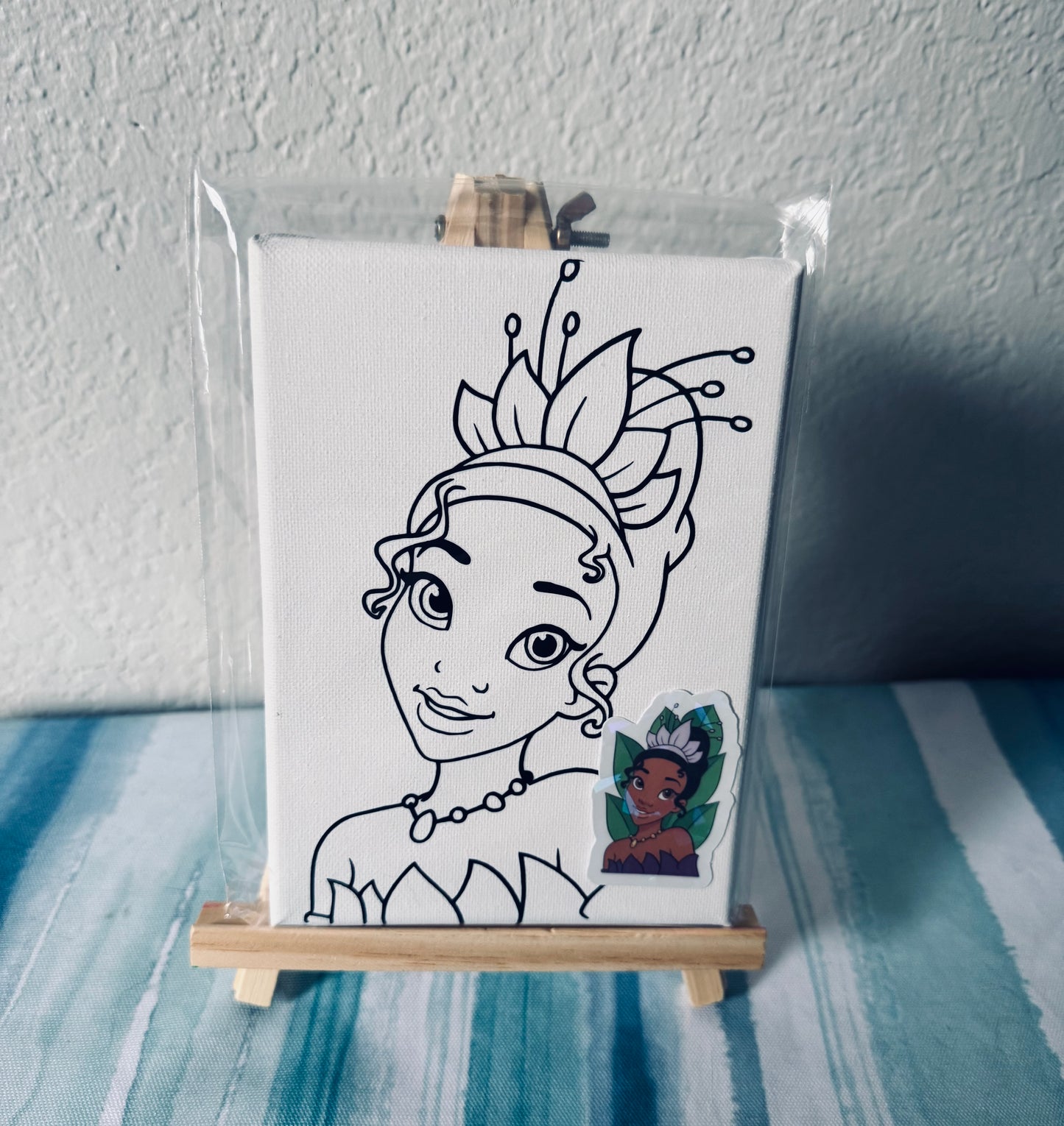 Princess pre printed canvas 5x7
