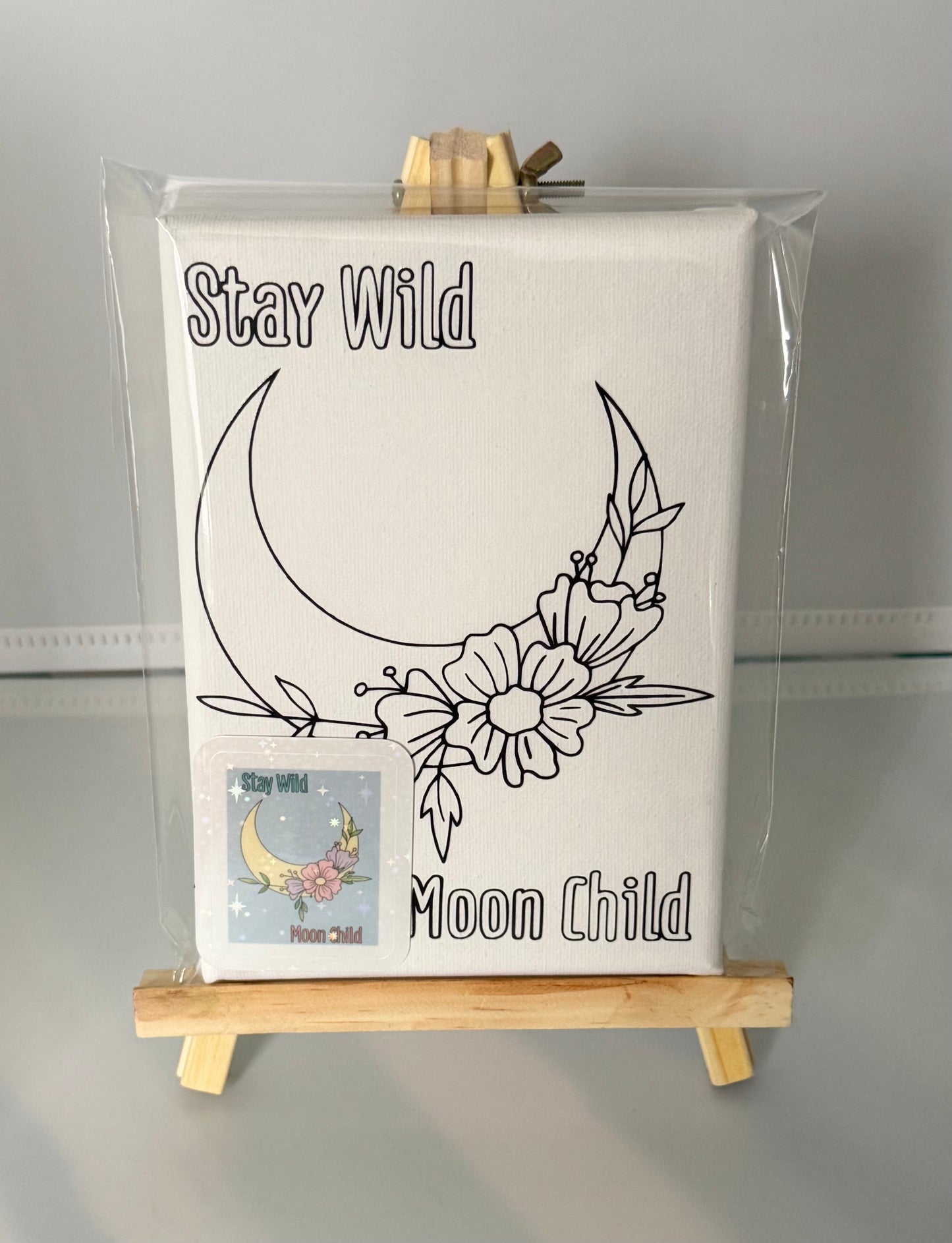 Paint Kit Moon Child  5x7