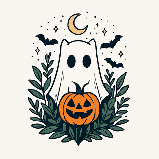Cat Ghost Sticker