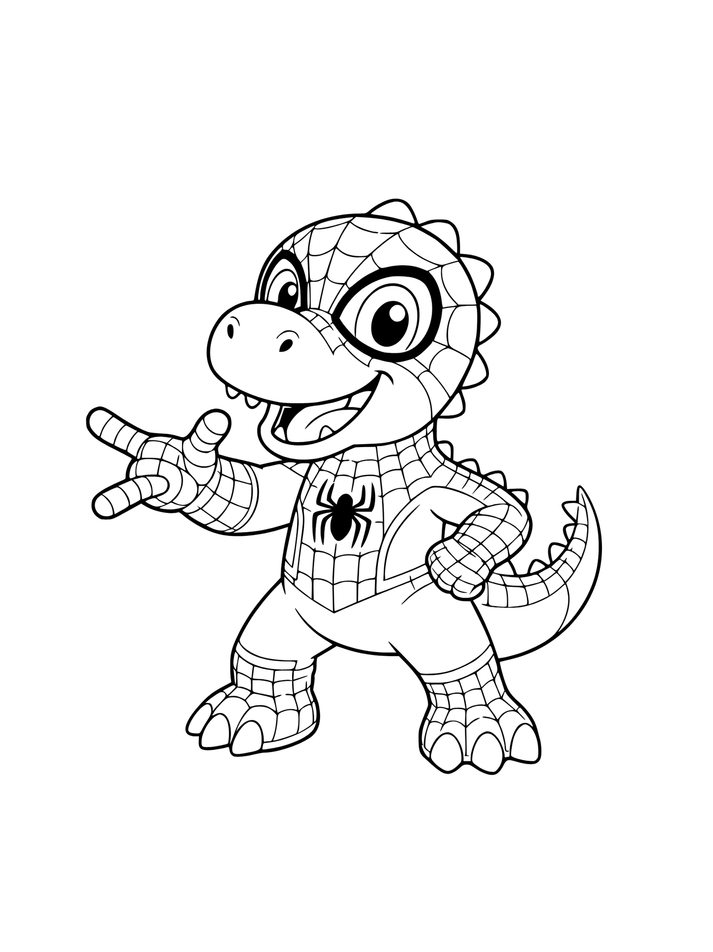 Paint Kit Dino Spider-Man 8x8