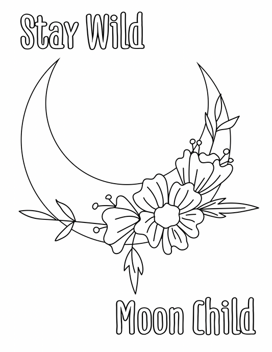 Paint Kit Moon Child  5x7