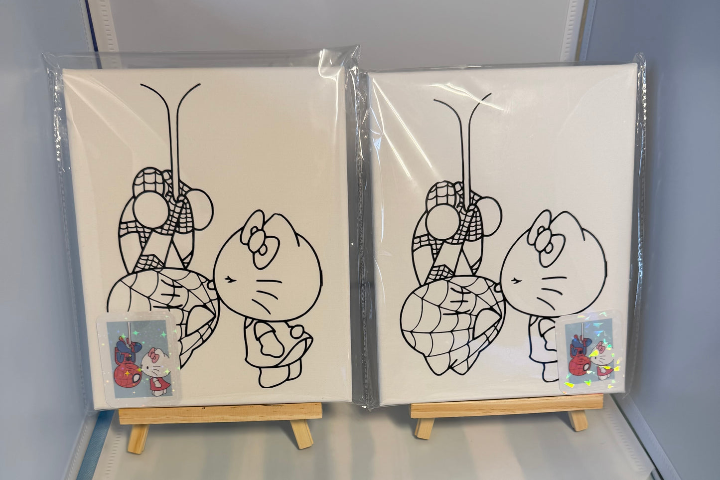 Paint Kit Hello Kitty/Spiderman 8x10