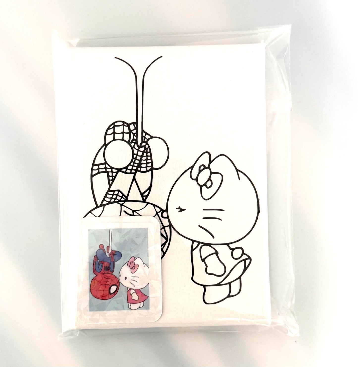 Paint Kit Hello Kitty/Spiderman 8x10