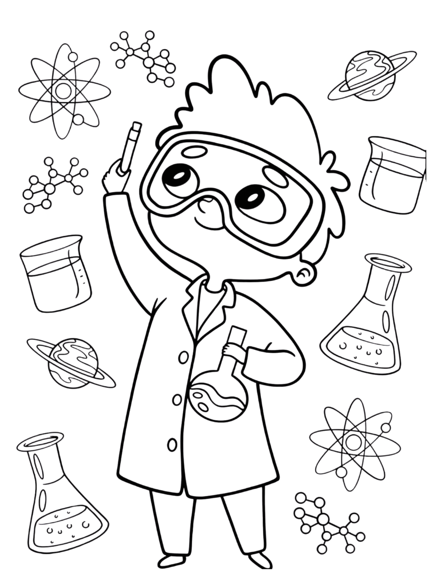 Paint Kit Science 5x7