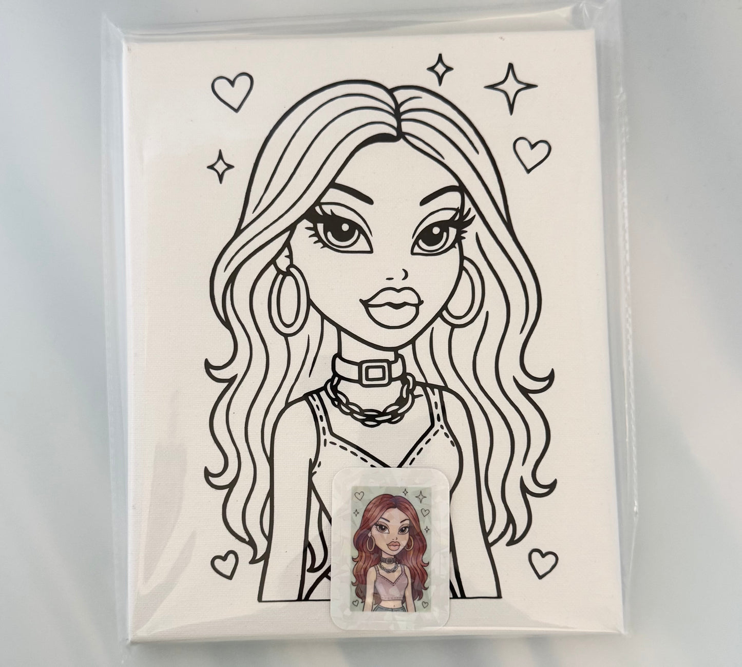 Bratz Pre printed paint canvas 8x10