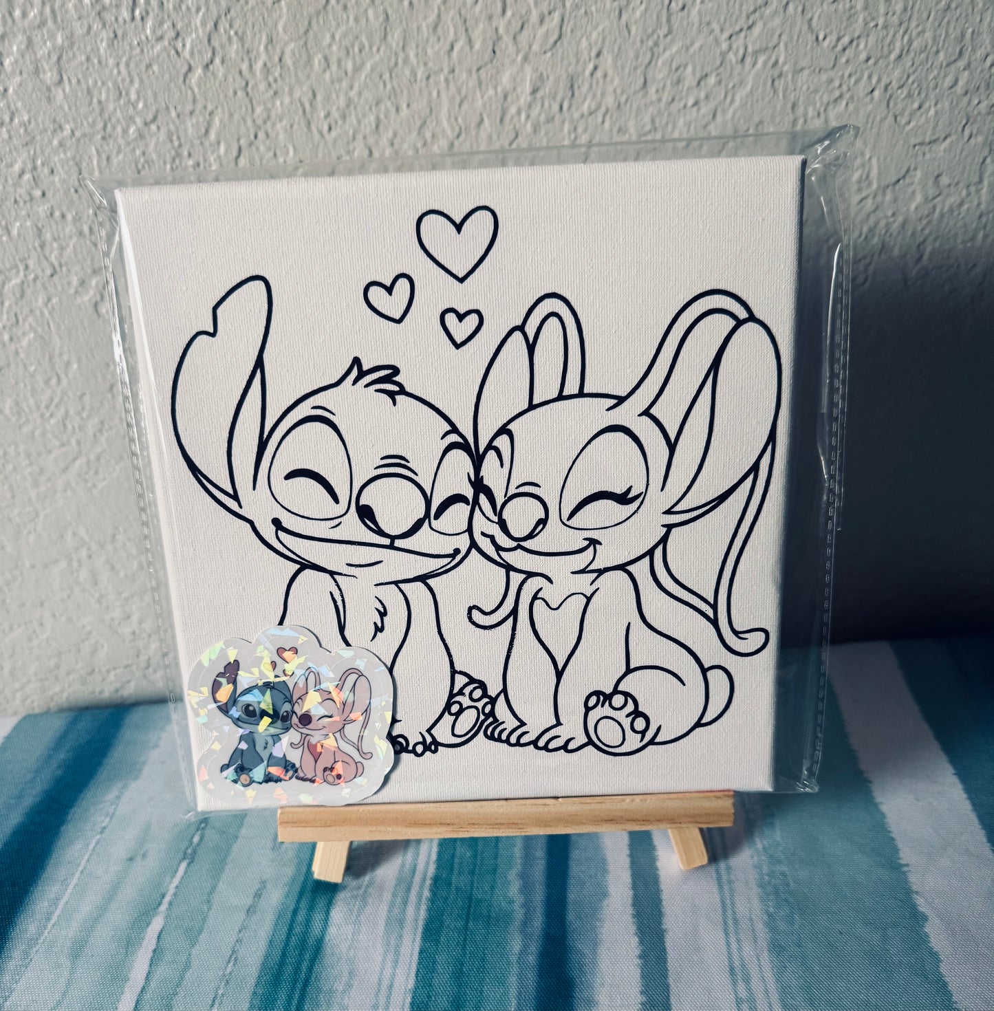 Paint Kit Stitch & Angel 8x8