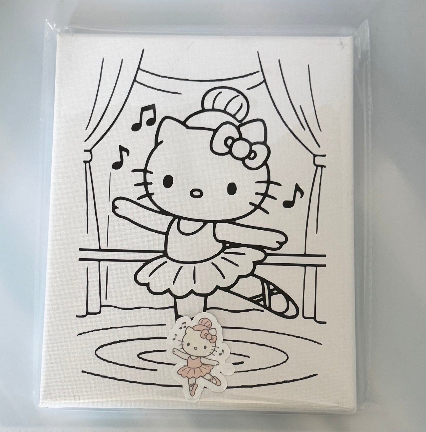 Paint Kit Hello kitty ballerina 8x10
