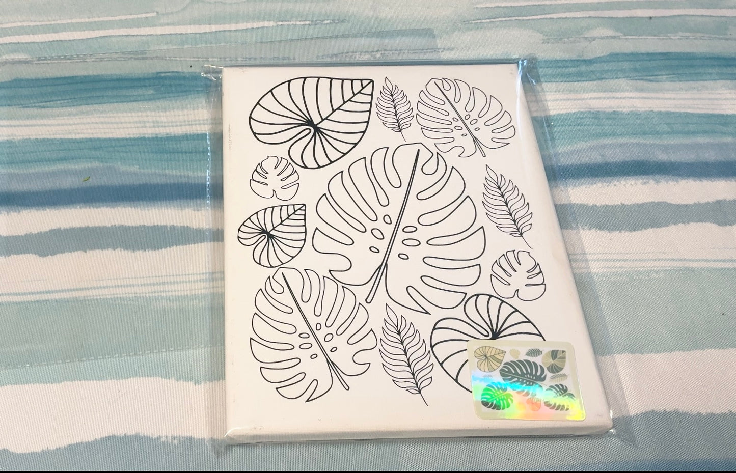 Paint Kit, Monstera 8x10